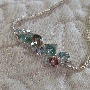 Green and Silver Elegant Bracelet